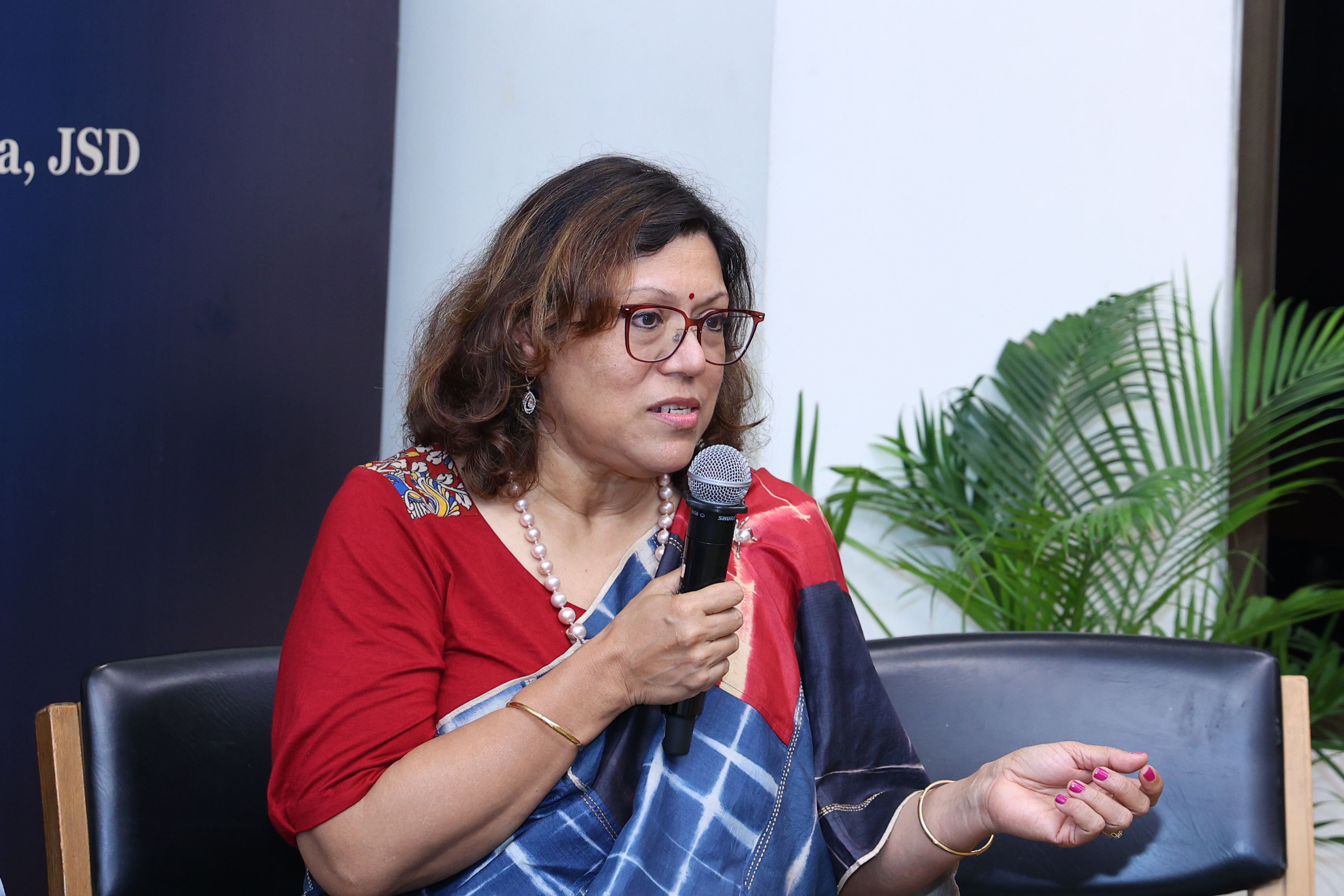Dr. Tamali Sen Gupta speaking during the fireside chat