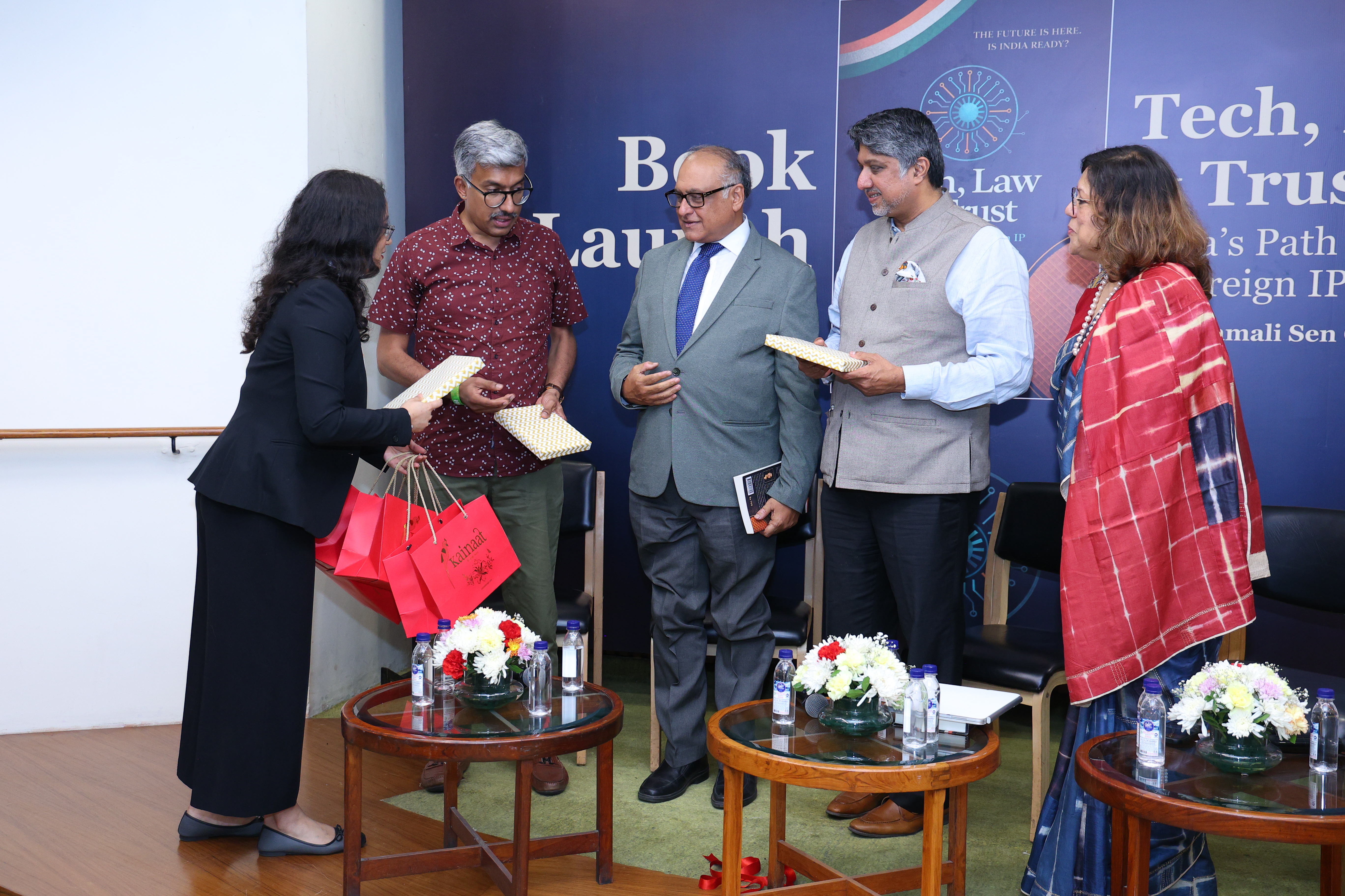 Books presented to the fireside panellists